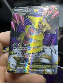Giratina EX 124/124 Dragons Exalted 2012 Full Art Holo Rare Pokemon Card TCG - Image 5