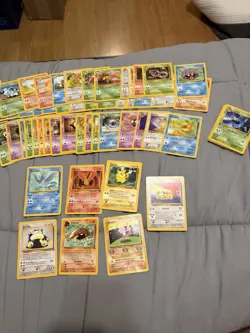 Huge Collection Bulk Lot of 76 Pokemon Cards Mixed WOTC JUNGLE FOSSIL NEO - Image 2