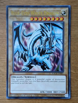 Blue Eyes White Dragon ~ KACB-EN001 ~ OVERSIZED JUMBO CARD~ 1996 Promo!! - Image 1