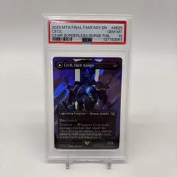 Cecil, Dark Knight (Borderless) (Surge Foil) Final Fantasy MTG PSA 10! - Image 1