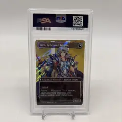 Cecil, Dark Knight (Borderless) (Surge Foil) Final Fantasy MTG PSA 10! - Image 4