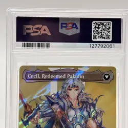 Cecil, Dark Knight (Borderless) (Surge Foil) Final Fantasy MTG PSA 10! - Image 5
