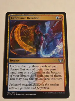 Expressive Iteration X1 STX MTG Strixhaven - Image 1