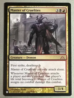 MTG / Master of Cruelties / LIST / #82 / Regular / Mythic / NM - Image 1
