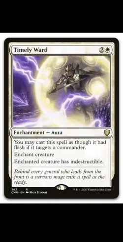 NM Timely Ward - Commander Legends Mtg - Image 1