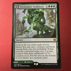 Turntimber Symbiosis/Serpentine Wood 215/280 Regular Mythic Zendikar Rising MTG - Image 1