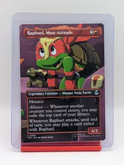 Raphael, Most Attitude [Borderless] #199 Magic TMNT Regular - Image 1