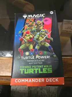 Magic: The Gathering Teenage Mutant Ninja Turtles Turtle Power Commander Deck - Image 1