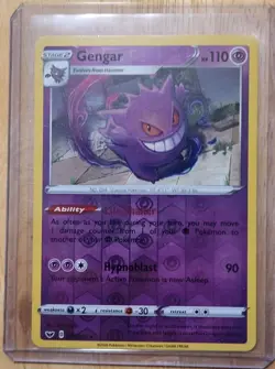 Gengar #85/202 – Sword & Shield Reverse Holo Rare – Near Mint Pokemon TCG - Image 3