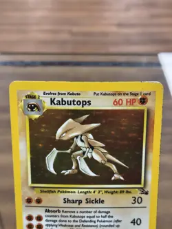 Pokemon TCG Kabutops 9/62 Fossil Holo MP Free Shipping! - Image 2