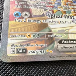 Pokemon Quaquaval ex Illustration Rare Holo 260/193 NM Paldea Evolved 2023 - Image 2