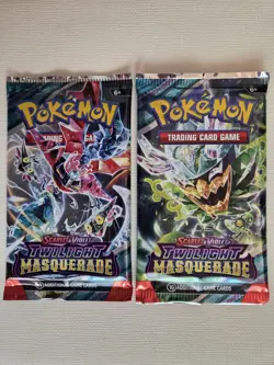 4x Pokemon TCG Scarlet And Violet Twilight Masquerade Booster Packs New Sealed - Image 2