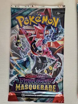 4x Pokemon TCG Scarlet And Violet Twilight Masquerade Booster Packs New Sealed - Image 5