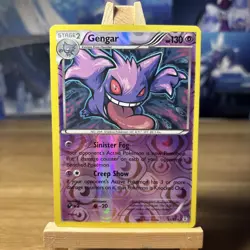 Pokemon TCG XY Generations Gengar Reverse Holo Rare 35/83 LP/Scratches READ DESC - Image 1