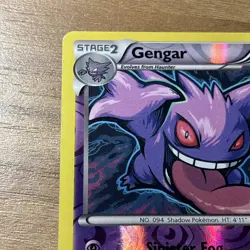 Pokemon TCG XY Generations Gengar Reverse Holo Rare 35/83 LP/Scratches READ DESC - Image 4