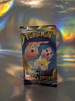 Pokemon Trading Card Game Sun & Moon Cosmic Eclipse Booster Pack 820650805899 - Image 1