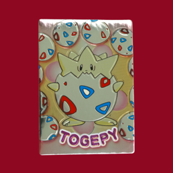 TOGEPY--JAPANESE MEIJI EMBOSSED PROMO FOIL POKEMON CARD - Image 1