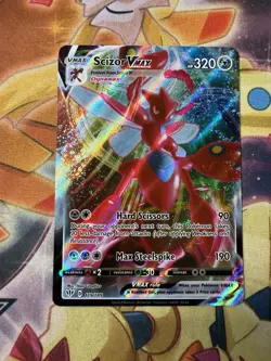 Scizor Vmax 119/189 Darkness Ablaze NM Full Art Ultra Rare Pokemon Card - Image 1