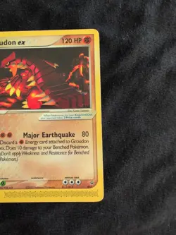 Pokemon Groudon EX Black Star Promo #2 Card TCG - Image 2