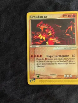 Pokemon Groudon EX Black Star Promo #2 Card TCG - Image 3