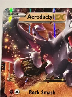 Aerodactyl EX XY97 XY Holo Pokemon TCG LP-MP Scratch On Face. - Image 2