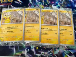Pokemon Pikachu At The Museum Jumbo Promo Card X4 New & Sealed - Same Day Ship ✅ - Image 1