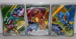 2026 Pokemon 30th First Partner Promos Set Charmander, Squirtle, Bulbasaur NM - Image 2