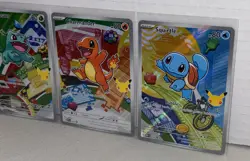 2026 Pokemon 30th First Partner Promos Set Charmander, Squirtle, Bulbasaur NM - Image 4