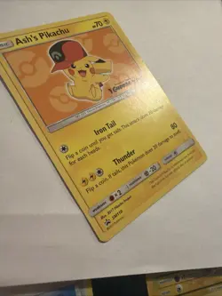 Ash's Pikachu SM110 Non-Holo Promo Pokemon the Movie Pokemon TCG - Image 2