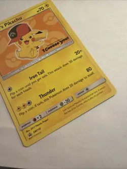 Ash's Pikachu SM110 Non-Holo Promo Pokemon the Movie Pokemon TCG - Image 4