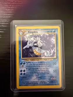 Pokemon Vintage Holo Kingdra Neo Genesis 8/111 Wotc LP - Image 1