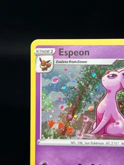 Pokemon TCG Espeon SWSH174 SWSH Black Star Promos Swirled NM - Image 2