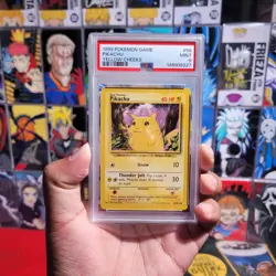 1999 Pokemon Game #58 Pikachu • PSA 9 MINT Base Set Unlimited - Image 3