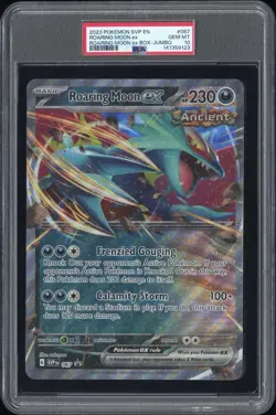 PSA 10 Roaring Moon Ex JUMBO 067 SVP Black Star Promo GEM MINT Pokemon - Image 1