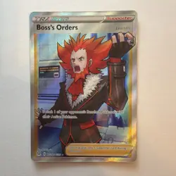 Pokemon Boss's Orders TG24/TG30 Lost Origin Trainer Gallery Full Art Holo - Image 1