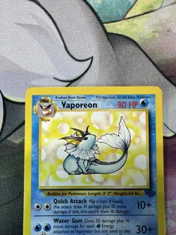 Pokemon TCG Vaporeon Jungle 28/64 Rare 1999 Wizards Base Set Non Holo - Image 3