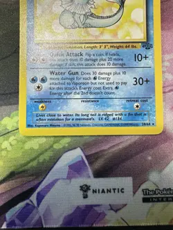 Pokemon TCG Vaporeon Jungle 28/64 Rare 1999 Wizards Base Set Non Holo - Image 4