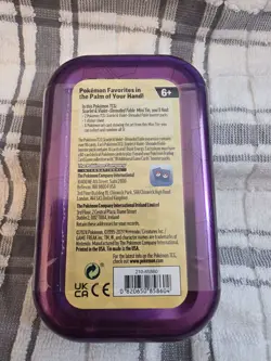 Pokemon TCG Scarlet & Violet – Shrouded Fable Fezandip Mini Tin - Factory Sealed - Image 2