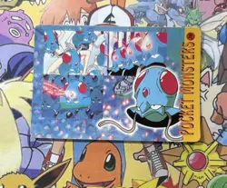 Pokemon Charizard Vintage Pocket Monsters Vending HOLO Prism Sticker 99 Nintendo - Image 4