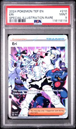 Pokemon Eri 210/162 Special Illustration Rare Temporal Forces PSA 9 - Image 1