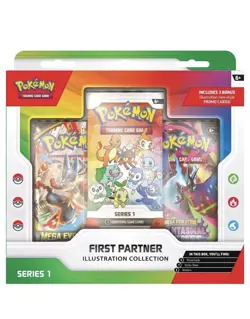Pokemon TCG First Partner Illustration Collection Series 1 New Sealed Ships 3/20 - Image 1