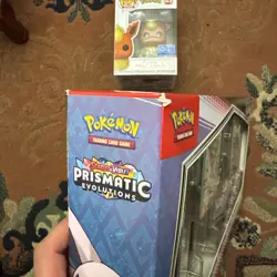 Pokemon TCG Prismatic Evolutions Premium Figure Collection with Funko Pop - New - Image 2