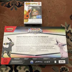 Pokemon TCG Prismatic Evolutions Premium Figure Collection with Funko Pop - New - Image 3