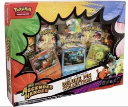 Pokemon TCG Ascended Heroes First Partners Deluxe Pin Collection Box Sealed New - Image 1