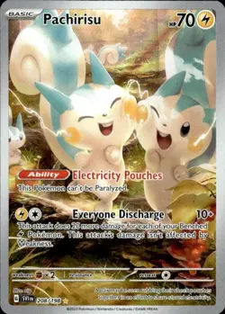 Pokemon Pachirisu SV01: Scarlet & Violet Base Set 208/198 Near Mint NM - Image 1