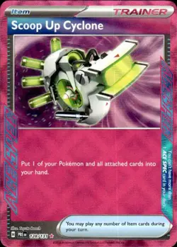 Pokemon Scoop Up Cyclone SV: Prismatic Evolutions 128/131 Near Mint NM - Image 1