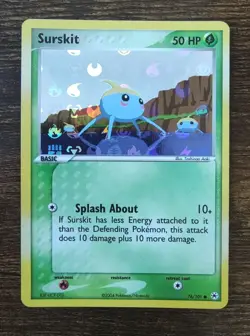 Pokemon Surskit 76/101 Reverse Holo EX Hidden Legends MINT - Image 1