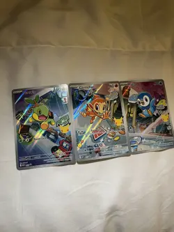 Pokemon TCG Chimchar Turtwig Piplup First Partner Illustration Collection Promo - Image 2