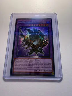 Yugioh Dark Paladin (Chibi Art) BLMM-EN008 Secret Rare 1st Edition - Image 1