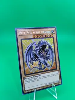 Yu-Gi-Oh! Blue-Eyes White Dragon BLMM-EN001 Secret Rare - Chibi Art - Image 5